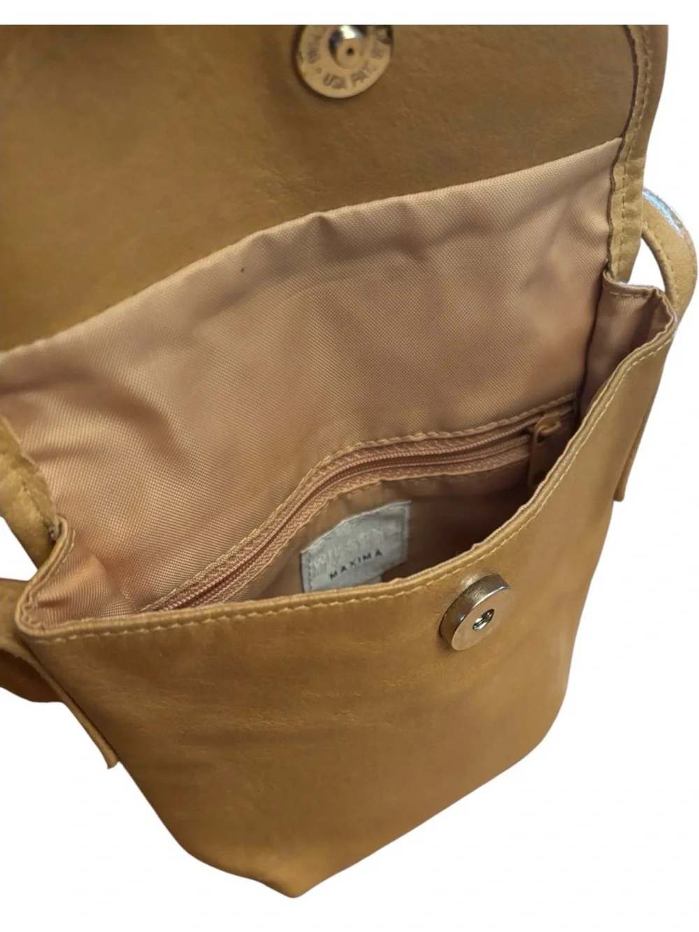 Wilson’s Leather | Maxima Tan Simple Unisex Crossbody Travel Satchel Mens Bag